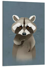 Magnettafel Waschbär