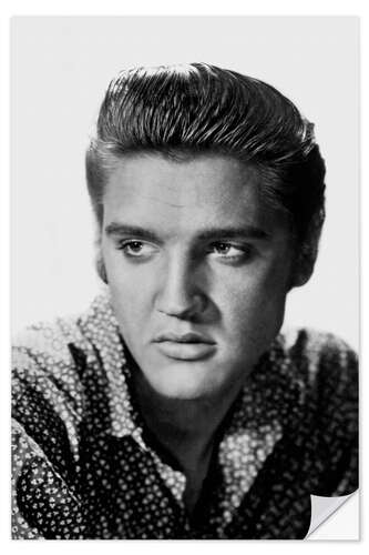 Självhäftande poster Elvis Presley Portrait I