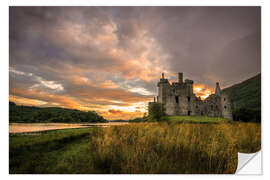 Selvklebende plakat Castle Kilchurn, Scotland