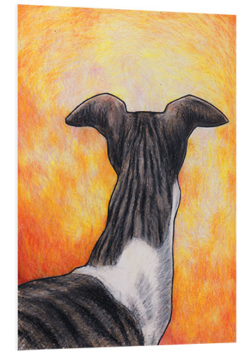 PVC-tavla Greyhound drawing