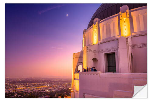 Sticker mural Griffith Observatory