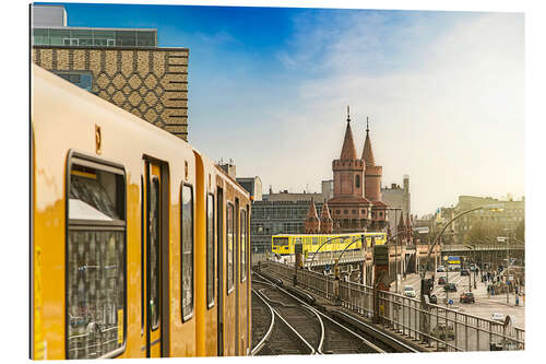 Tableau en plexi-alu Métro berlinois