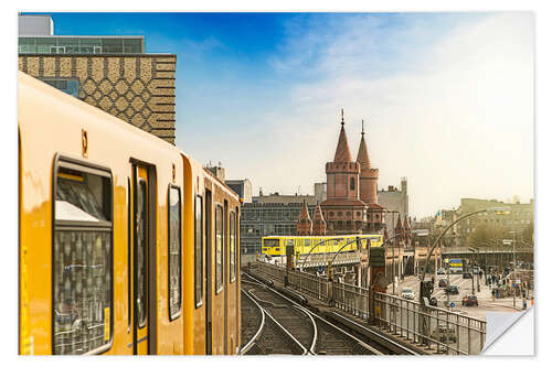 Vinilo para la pared Berlin subway