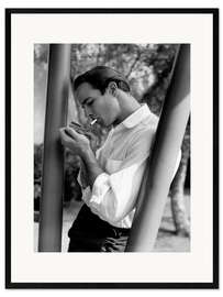 Impresión de arte enmarcada Marlon Brando
