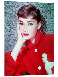 Galleriprint Audrey Hepburn in Red