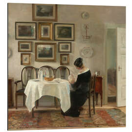 Magnettafel Mutter und Kind in einem Esszimmer