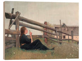 Wood print In the Month of June - Laurits Andersen Ring