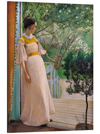 Magnettafel Frau des Künstlers