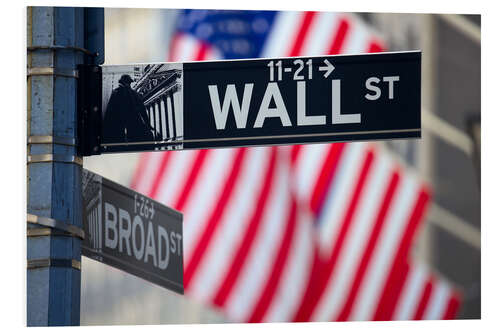 Tableau en PVC Wall Street à Manhattan, New York