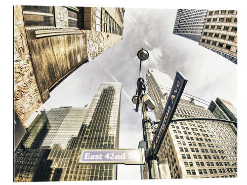 Gallery Print Blick auf New Yorker Wolkenkratzer, USA