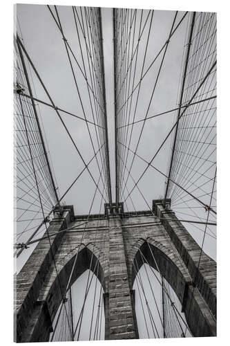 Acrylic print Brooklyn Bridge in New York