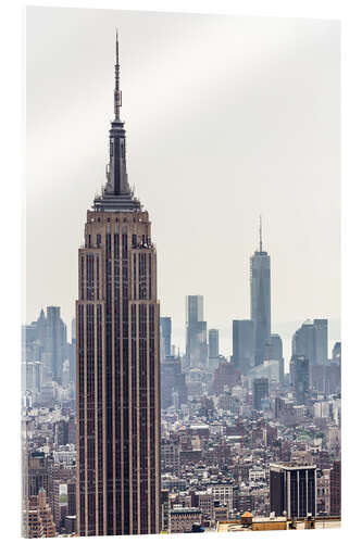 Acrylic print New York City - Empire State building