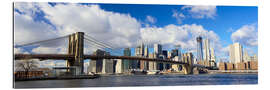 Gallery Print Panoramablick auf Brooklyn-Brücke und Skyline von Manhattan