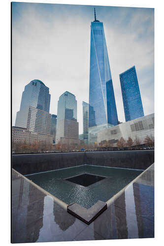 Aluminiumsbilde WTC Memorial Plaza, New York