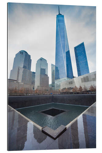 Gallery print WTC Memorial Plaza, New York