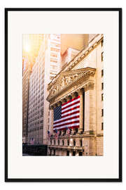 Gerahmter Kunstdruck New York Stock Exchange