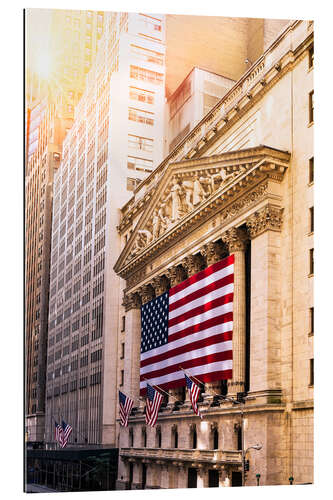 Tableau en plexi-alu Bourse de New York