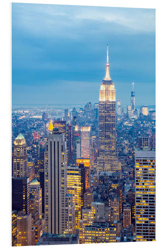 Stampa su PVC Skyline di New York City