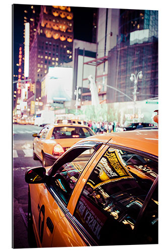 Gallery print Yellow Cabs and City Lights