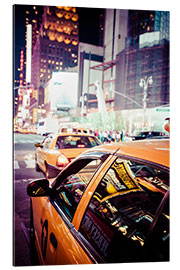 Galleriprint Yellow Cabs and City Lights