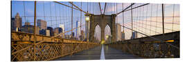 Obraz na aluminium Brooklyn Bridge in Manhattan, New York