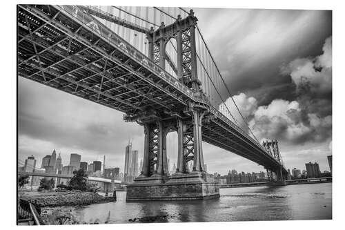 Aluminiumtavla The Manhattan Bridge