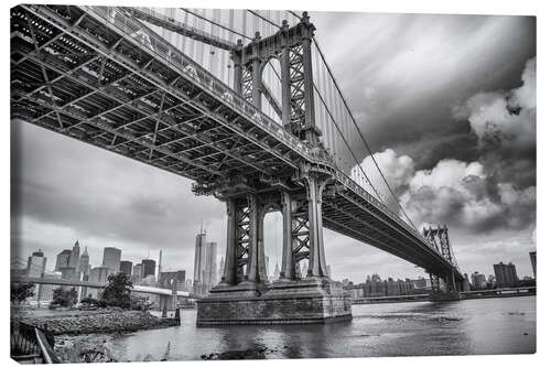 Leinwandbild Die Manhattan Bridge