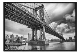 Gerahmter Kunstdruck Die Manhattan Bridge