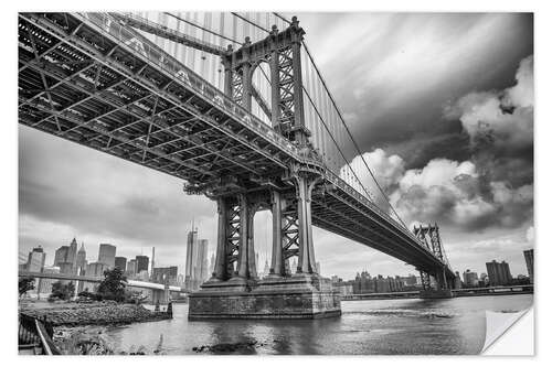 Wandsticker Die Manhattan Bridge