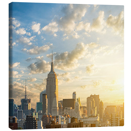 Canvas print Sunrise in Manhattan, New York