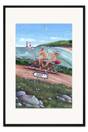 Gerahmter Kunstdruck Nach oben und nach oben