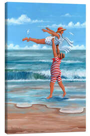 Tableau sur toile  Dirty Dancing sur la plage - Peter Adderley