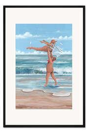 Gerahmter Kunstdruck Lass mich jetzt nicht fallen