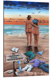 Magnettafel Älter werden, schändlich