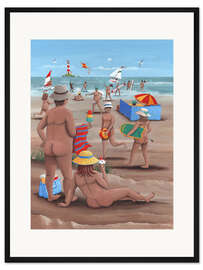 Gerahmter Kunstdruck Spaß in der Sonne