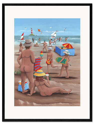 Framed art print Fun in the Sun