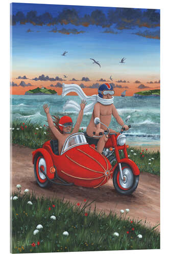 Acrylglas print Motorbike and sidecar