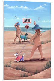 Magnettafel FKK-Strand