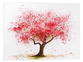 Quadro em PVC Cerejeira em flor