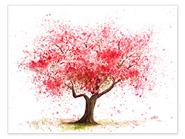 Wall print  Cherry tree - Nadine Conrad