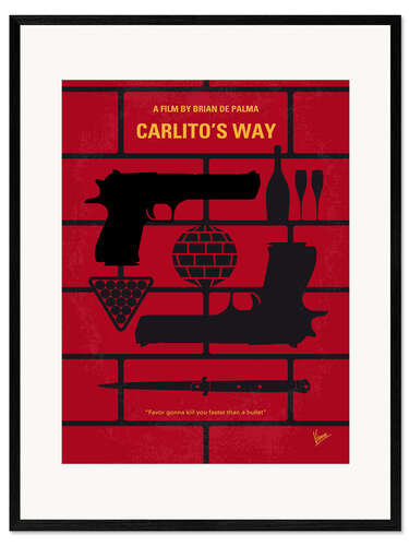 Impresión de arte enmarcada Carlito's Way