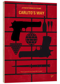 Quadro de madeira Carlito&#039;s Way