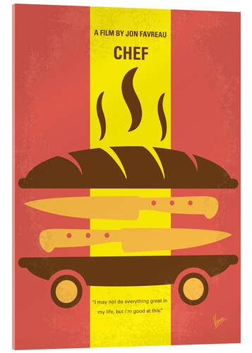 Acrylic print Chef