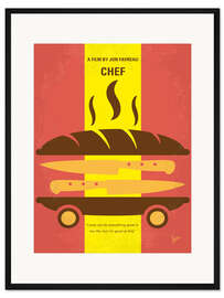 Gerahmter Kunstdruck Chef