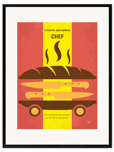 Framed art print Chef