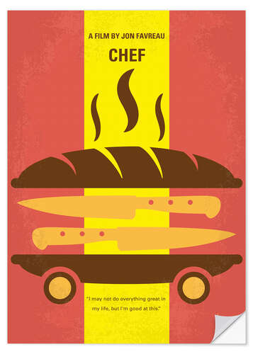 Sticker mural Chef (anglais)