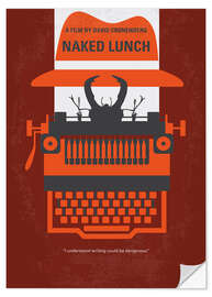 Selvklebende plakat Naked Lunch