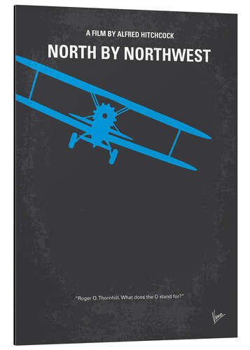 Aluminiumsbilde North By Northwest