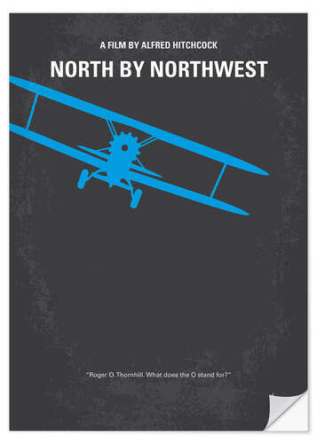 Naklejka na ścianę North By Northwest