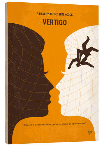 Wood print Vertigo